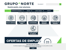 Tablet Screenshot of gruponorte.es